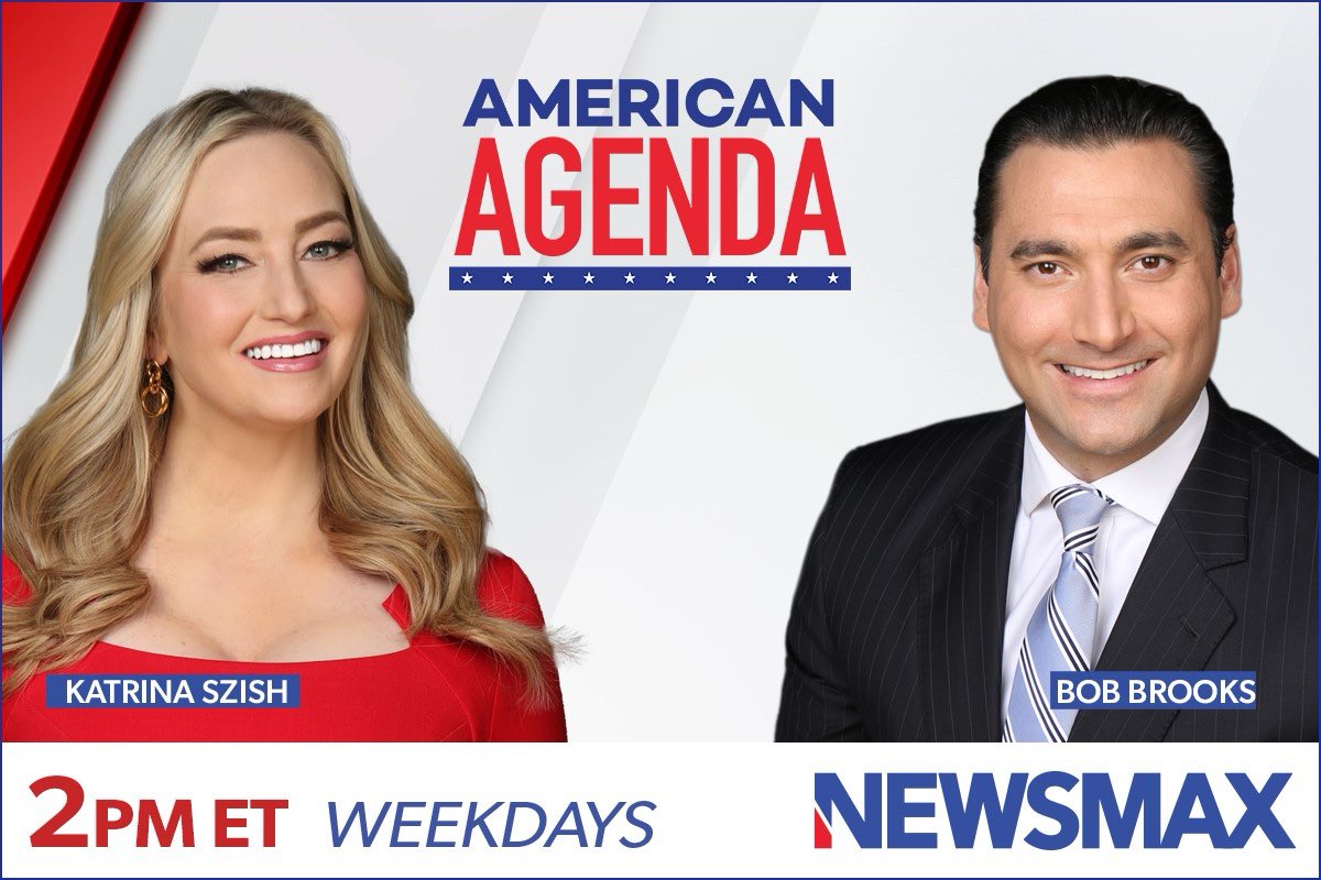 Victoria Coates (@victoriacoates) on Twitter photo Looking forward to joining <a href="/KatrinaSzish/">KATRINA SZISH</a> and <a href="/BobBrooks_NMX/">Bob Brooks</a> on #AmericanAgenda at 2:30 today to talk Ukraine, Middle East and more! Tune in <a href="/NEWSMAX/">NEWSMAX</a> Looking forward to joining <a href="/KatrinaSzish/">KATRINA SZISH</a> and <a href="/BobBrooks_NMX/">Bob Brooks</a> on #AmericanAgenda at 2:30 today to talk Ukraine, Middle East and more! Tune in <a href="/NEWSMAX/">NEWSMAX</a>