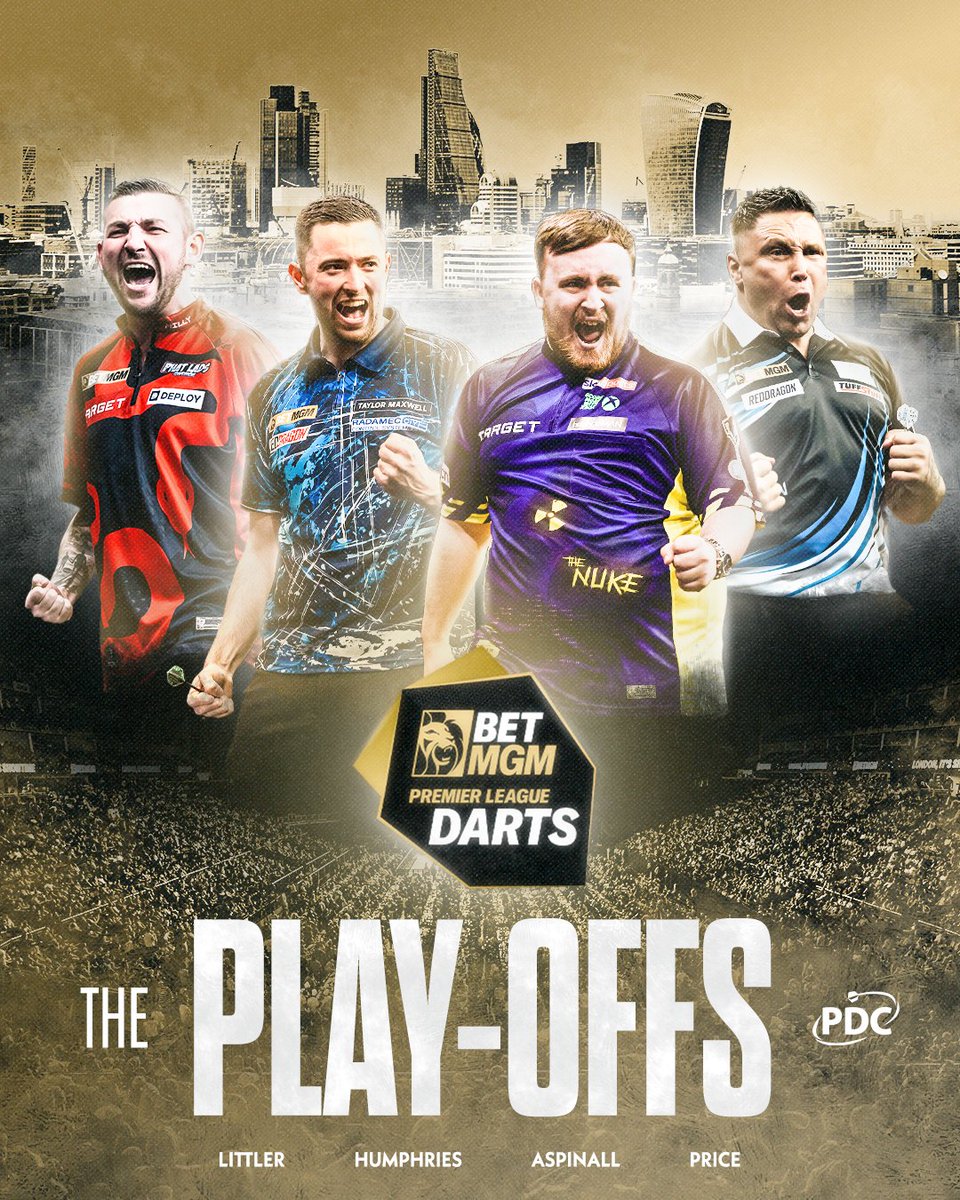 After 16 nights of action, it all comes down to this...

The BetMGM Premier League Play-Offs take place at London's O2 tonight, as four of the sport's biggest names battle it out for the coveted title! 🏆