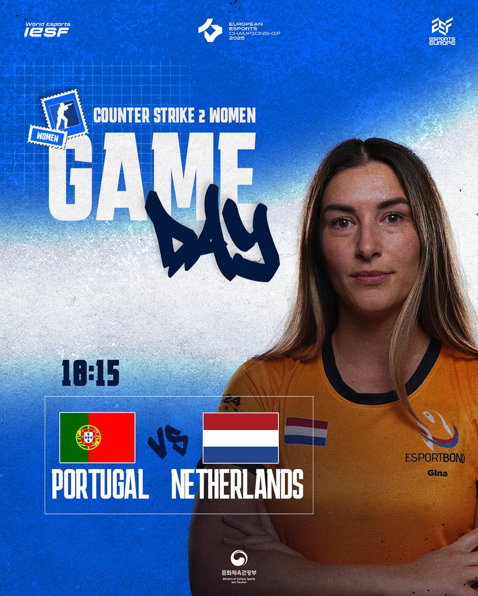 WEC23 winners 🇳🇱 vs 🇵🇹 WEC24 3rd place

This is a must match to watch!

Join us on Twitch: twitch.tv/iesf_cs

#IESF x #EEC25