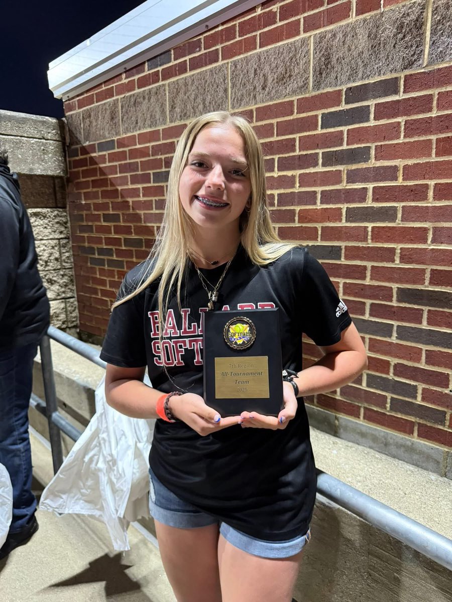 Congratulations Ryleigh Lawrence on being named to the seventh regional tournament team! Great things ahead for this young lady!!! #bruinnation #softballlife