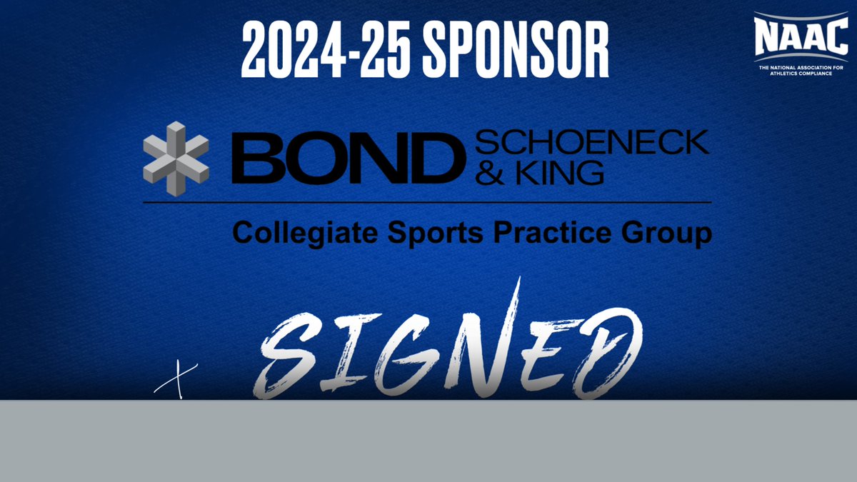 Thank you <a href="/BondLawFirm/">Bond, Schoeneck & King</a>! #NAAC25