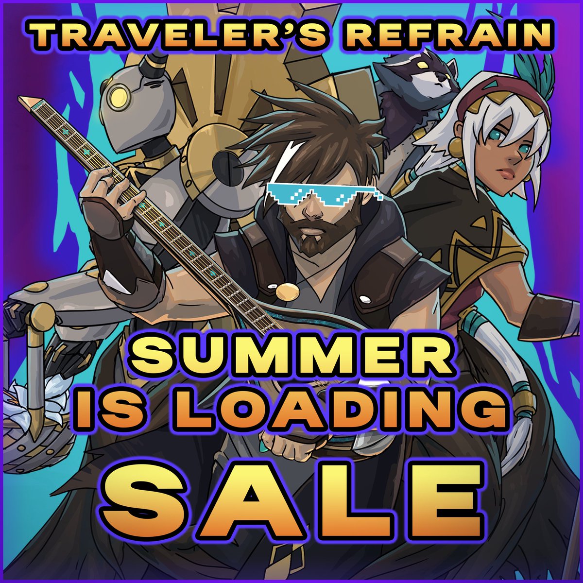Looking for a fun Action RPG going into Summer? Pick up Traveler’s Refrain on sale now!

store.steampowered.com/app/2679660/Tr…

#gaming #actionrpg #indiegame