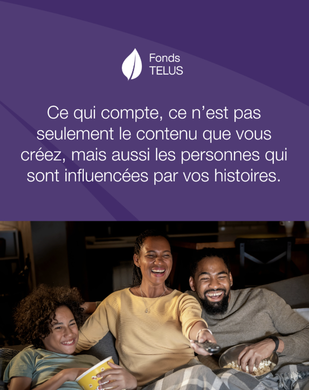 It’s not just about what content you make, but the people who are impacted by the stories.

TELUS Fund supports audience-first strategies to help your project thrive in the real world.

🎯 Need help developing yours? Review our Resources page: telusfund.ca/producer-resou…