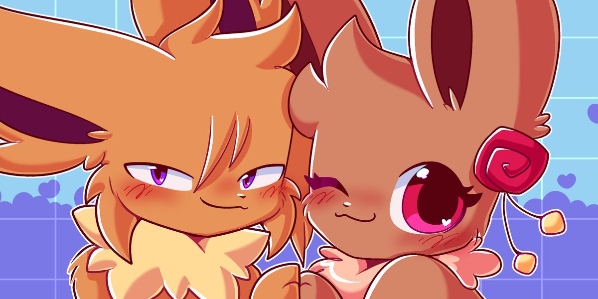 Eevees in love!