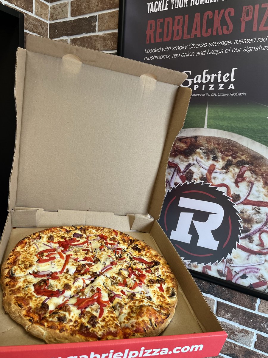 We’re back and kicking off <a href="/REDBLACKS/">Ottawa REDBLACKS</a> 🏈 with a little friday night lights #giveaway!

Follow, Like, Share, Comment
#REDBLACKSPIZZA for a chance to #WIN 4 seats tomorrows pre-season tilt <a href="/TD_Place/">TD Place</a> 

#ALLIN #ottawa #redblacks #alouettes #cfl #tdplace #GoRedBlacksGo #gabrielpizza