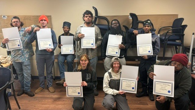 Congrats Carpentry &amp; Welding students - YOU DID IT!   We are also excited to share, 6 of the 11 welding students had jobs secured prior to the course ending and we know the rest of you will be right behind them! #DSCWORKS #MAKEITHAPPEN #UNLOCKYOURFUTURE #ADULTEDWORKS #NCCVTWORKS