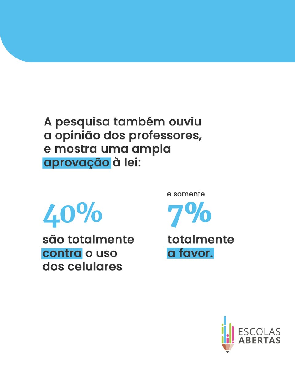 escolas_abertas's tweet photo. Traga o seu relato: como está o controle na escola dos seus filhos?

#Escolasabertas #Celular #Saladeaula #Educação https://t.co/4fuO4SNTkV