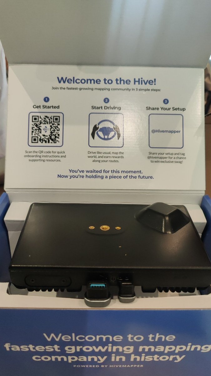 Haaymaan's tweet photo. At last the wait is over @Hivemapper it's here @aseidman #DepinTech #DePIN driving gonna be much fun https://t.co/q0v8wU6nQu