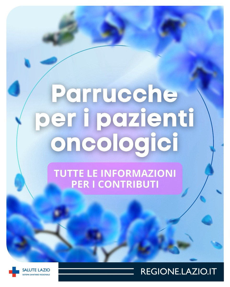 ❤ A fianco dei pazienti oncologici
👉 È stato pubblicato il secondo avviso del 2025 per accedere ai contributi stanziati per agevolare l’acquisto di parrucche per le persone sottoposte a terapia oncologica. Scadenza 30 giugno.
📞 Per info contatta la tua ASL di appartenenza.