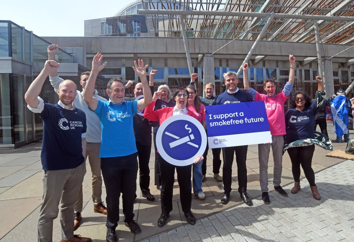 It’s passed!  Scotland has taken a huge step towards creating a smokefree generation by voting in favour of the Tobacco and Vapes Bill!

Northern Ireland has already voted in favour, and we hope to see Wales support it too, to help end cancers caused by smoking in all four