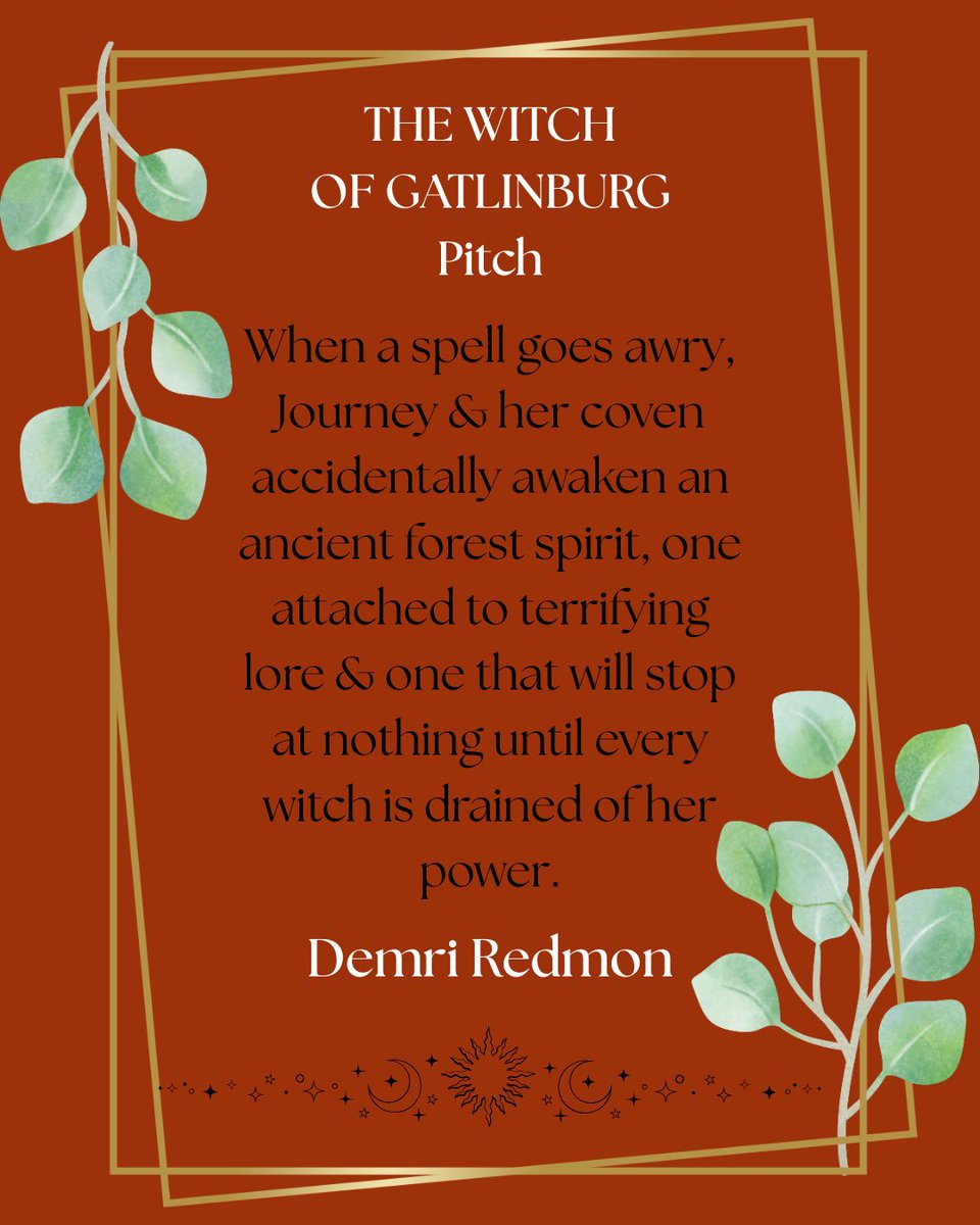 Demri_18's tweet image. My next project…
I will be doing a total rewrite of my first adult novel titled, THE WITCH OF GATLINBURG. Inspired by the legends & lore of The Great Smoky Mountains where I currently reside.
A story about sisterhood & the dangers & benefits of power.