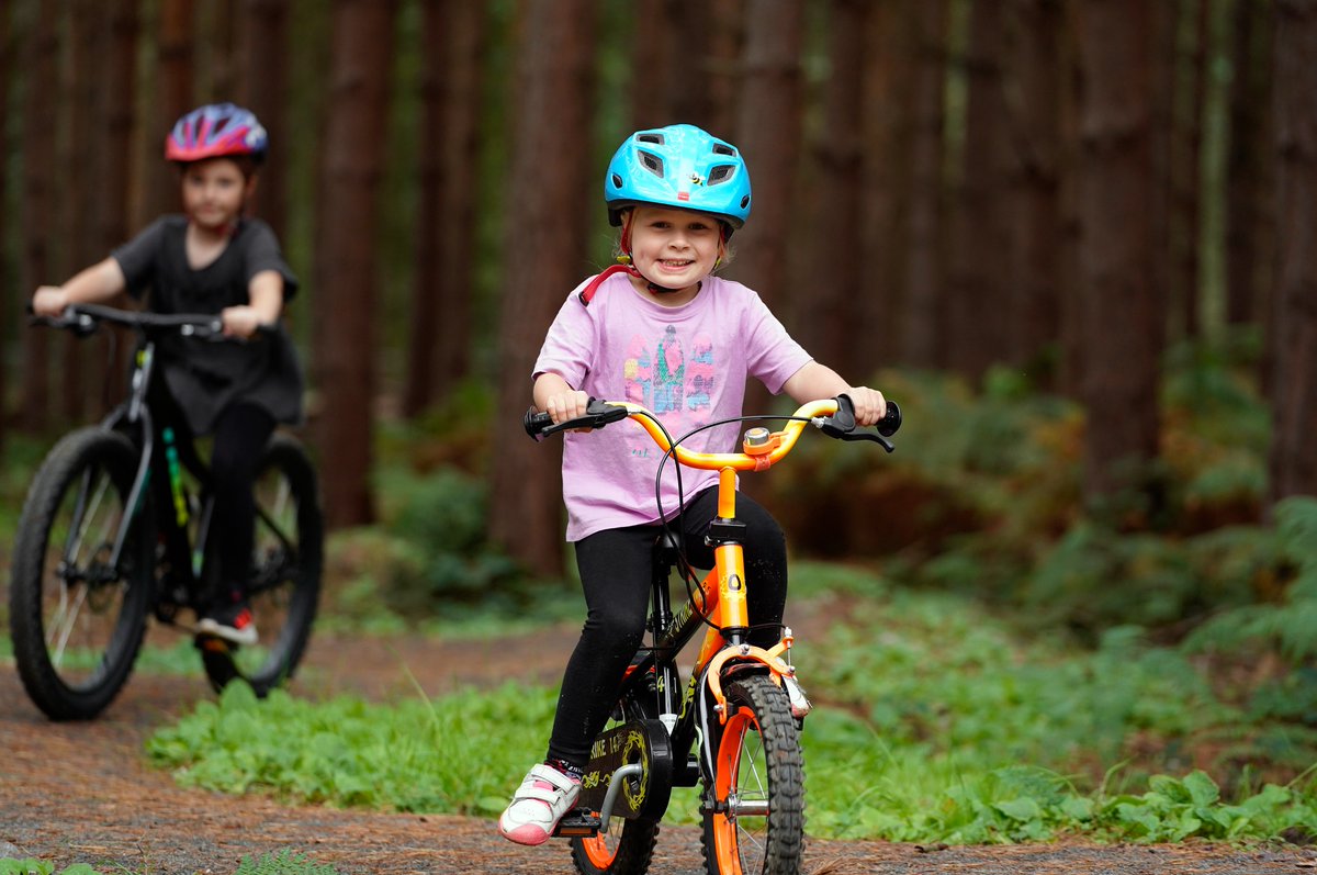 The Pedal &amp; Play Trail at Cannock Chase Forest is the perfect family day out for summer!

Designed to help beginners and young bike riders build confidence, the 2km traffic-free trail is just 25 miles from Birmingham, Stoke-on-Trent, Telford and Derby.

🔗forestryengland.uk/cannock-chase-…