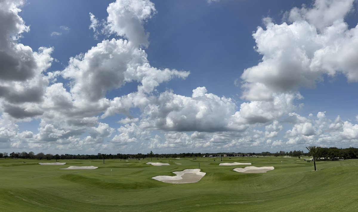 Event on the course today. Nearly 30 staff members on the recently awarded “Best practice facility.” Amazing how much can be accomplish in a gap. #55acres++