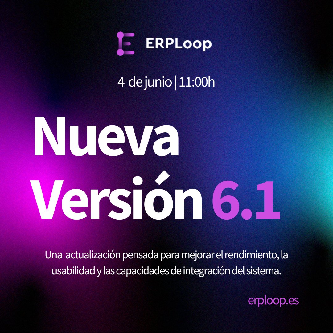 ADISSInforma's tweet image. 🔧 Prepárate para llevar la gestión de tu negocio al siguiente nivel con las nuevas funcionalidades de ERPLOOP 6.1.  🔍 Descubre cómo mejorar tu gestión con un solo clic. 👉 Inscríbete aquí: lnkd.in/dsn7AqF2 #ERPLOOP #FormaciónERP #Novedades #GestiónEmpresarial #ERP