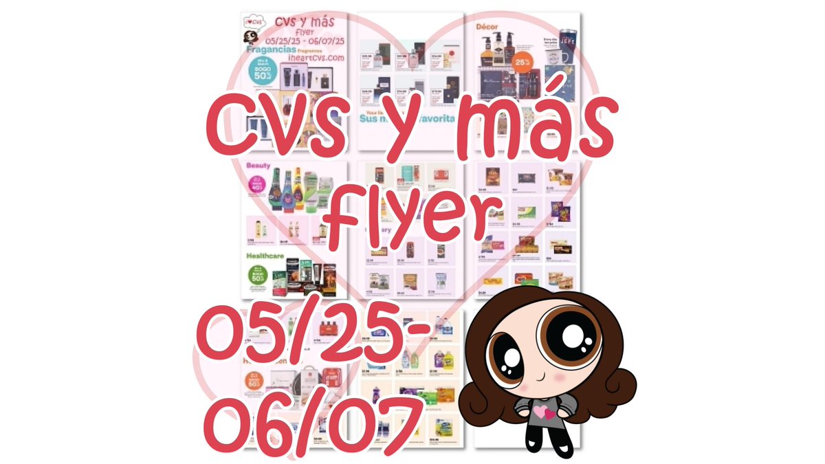 📢 cvs y más 05/25 - 06/07 ad! 🛒
👉 view the full ad here: iheartcvs.com/2025/05/cvs-y-…
💬 what’s on your shopping list? 💬
#cvs #cvsymas #cvscouponing #coupons #couponing #couponcommunity #deals
