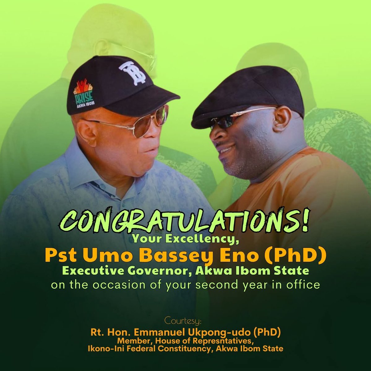 In two years, you have exemplified governance rooted in humility, compassion and inclusion across political and ethnic lines, fostering an era of peace.

May the coming years bring even greater transformation for generations to come.

Congratulations, Your Excellency.