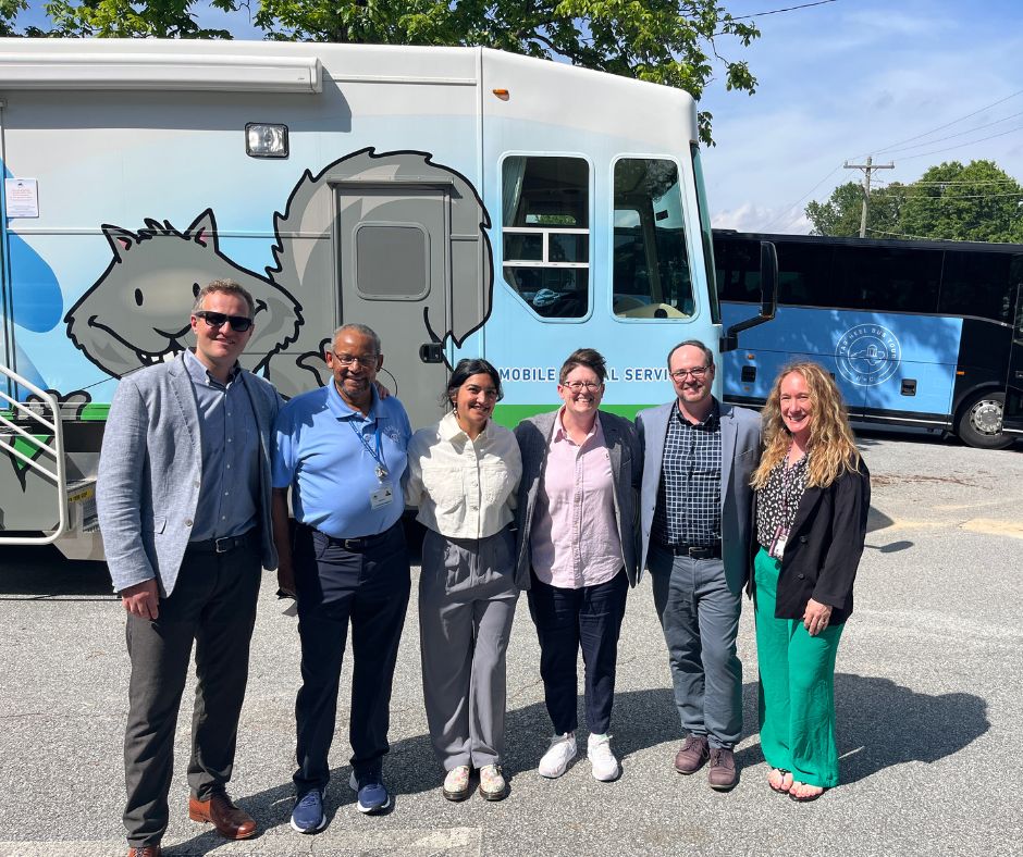 The Tar Heel Bus Tour stopped at Blue Ridge Health—a partner in the Dentistry in Service to Community (DISC) Program at ASOD. 

The tour highlighted how orgs like BRH are innovating delivering care to WNC &amp; how these partnerships support that mission through service &amp; education.