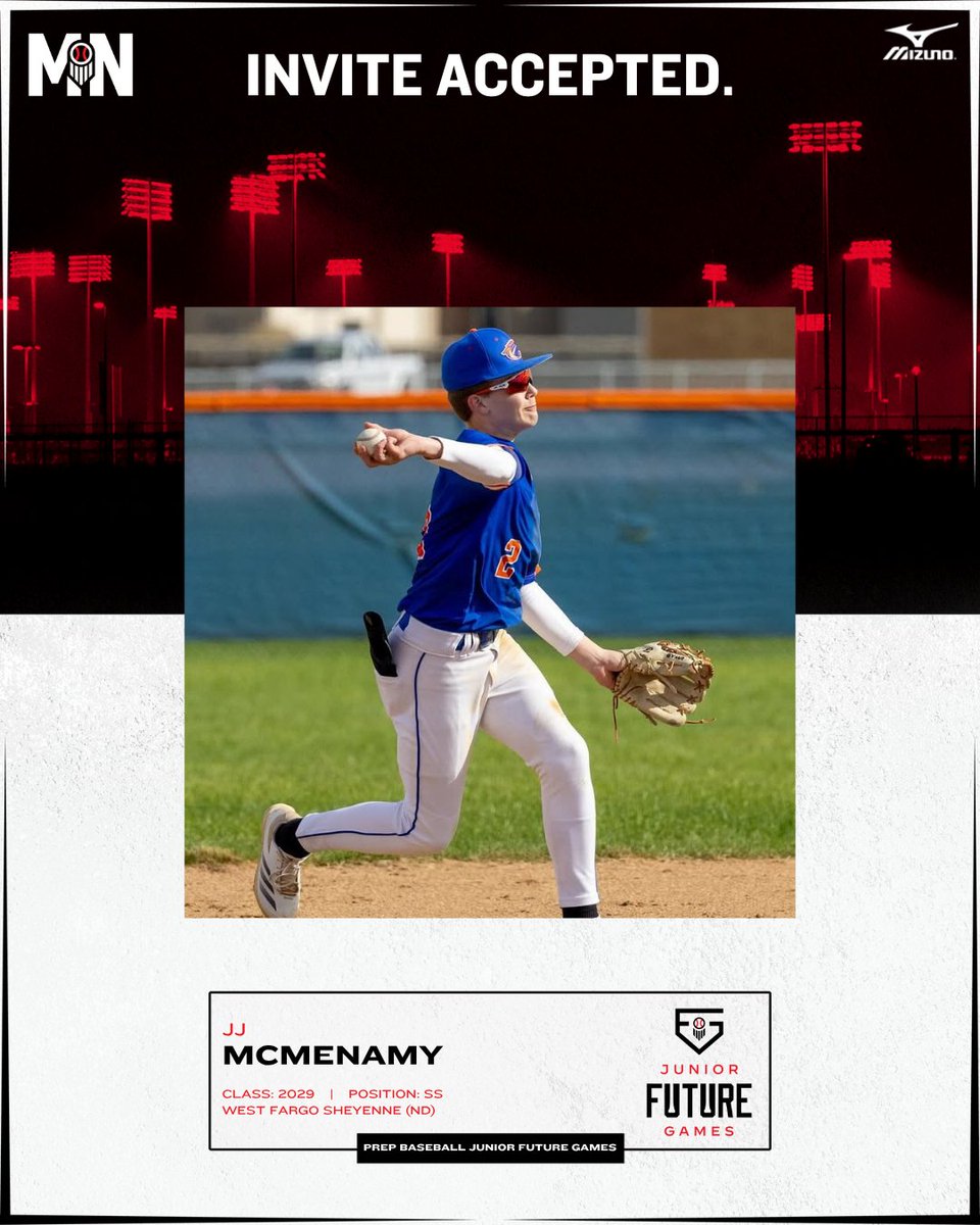 Prep Baseball Dakotas (@pbdakotas) on Twitter photo ๐๐๐๐๐๐๐ ๐๐ ๐๐๐ ๐๐๐๐๐๐
West Fargo Sheyenne's ๐๐ ๐ ๐ฐ๐ ๐ฒ๐ป๐ฎ๐บ๐ will be at <a href="/LakePointSports/">LakePoint Sports</a> representing #TeamMinnesota at the #PBJFG25.
Who's Next?!
๐คloom.ly/UzCGg8Y
<a href="/PrepBaseballMN/">Prep Baseball Minnesota</a> | <a href="/prepbaseball/">Prep Baseball</a> ๐๐๐๐๐๐๐ ๐๐ ๐๐๐ ๐๐๐๐๐๐
West Fargo Sheyenne's ๐๐ ๐ ๐ฐ๐ ๐ฒ๐ป๐ฎ๐บ๐ will be at <a href="/LakePointSports/">LakePoint Sports</a> representing #TeamMinnesota at the #PBJFG25.
Who's Next?!
๐คloom.ly/UzCGg8Y
<a href="/PrepBaseballMN/">Prep Baseball Minnesota</a> | <a href="/prepbaseball/">Prep Baseball</a>