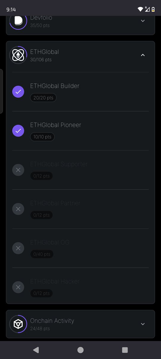 Hey <a href="/TalentProtocol/">Talent Protocol</a> , can you help in verifying my ETHGlobal Hacker pack nft? I have it on my ETHGlobal account but it's not verifying it here?