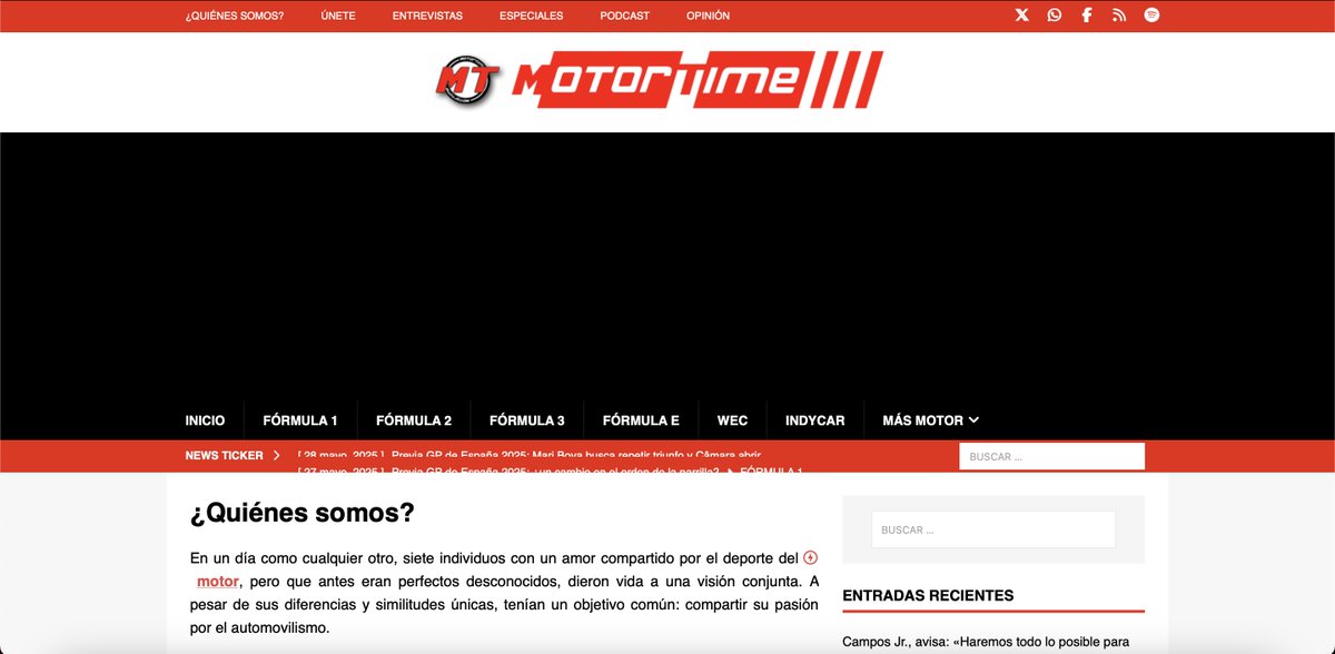 AlvaroDimer's tweet photo. #UCMtecnologia En 2018, siete apasionados del motor, perfectos desconocidos, unieron sus fuerzas para crear un medio digital dedicado al automovilismo, desde la F1 hasta disciplinas emergentes como F1 Academy y W2RC, con la misión de profundizar más allá del “clickbait” habitual. https://t.co/GfWFXjfap9