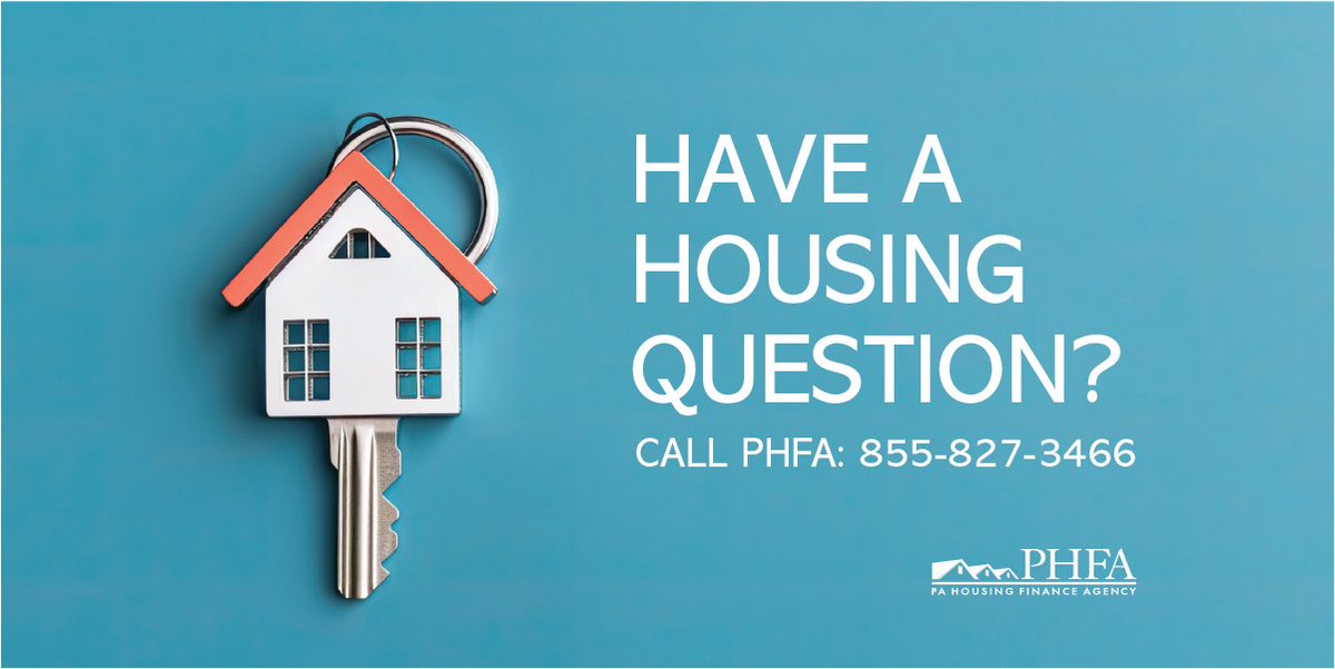 Live in Pennsylvania and have a housing question? We're here to help!

☎️ 855-827-3466
📩 askphfa@phfa.org
💻 PHFA.org