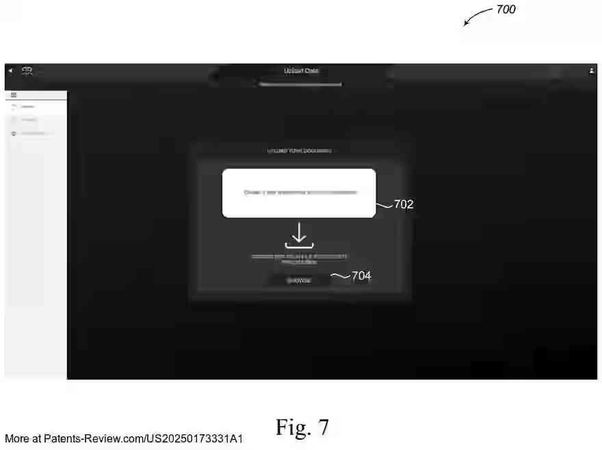 PatentPulse's tweet photo. New patent application #US20250173331A1 by #simpleAR explores systems & methods for generating structured data for #MixedReality apps using generative #AI.
Unstructured data is transformed into a schema,
then processed by AI to create structured data for MR procedures.
#AR #PatentApplication