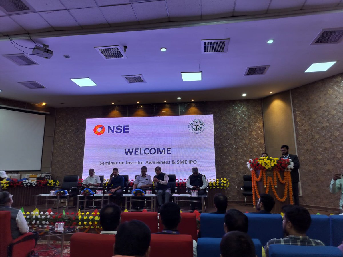 Balram0409's tweet photo. MSME empowerment in action!  Successfully hosted  Awareness &amp; SME IPO Seminar in Varanasi, empowering MSME, pushing Democratization  of Capital Market &amp; shaping regional growth. With ED @SEBI_India, CRO @NSEIndia #SME #MSMEGrowth #NSEIndia #EY https://t.co/b1n1Nu7AMq
