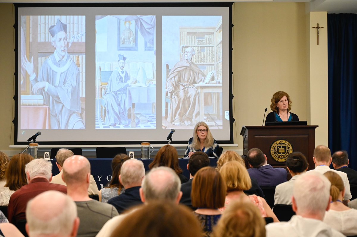 IrlEmbHolySee's tweet image. Ambassador Collins was delighted to chair the opening panel of the day, on the evolution of the Irish Franciscan College of St. Isidore’s and ita founder Luke Wadding’s vision for the Irish mission. 🇮🇪