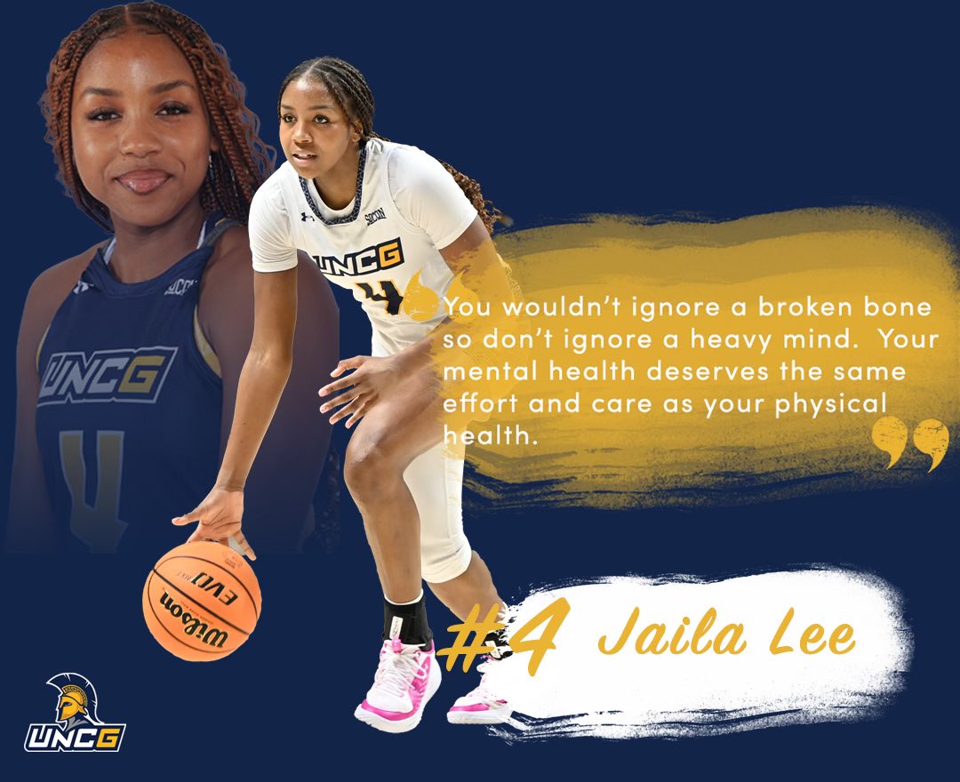uncgwbb's tweet image. Closing out Mental Health Awareness Month with some of our players! 💚

#letsgoG
