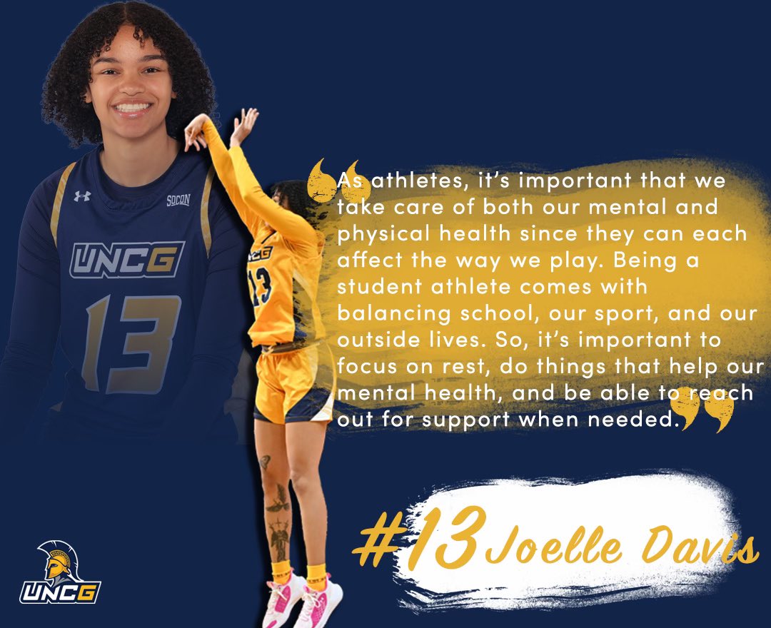 uncgwbb's tweet image. Closing out Mental Health Awareness Month with some of our players! 💚

#letsgoG