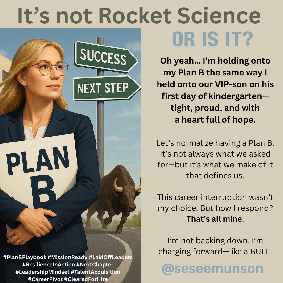 #Laidoff #PlanB #Leadershipmindset #MissionReady