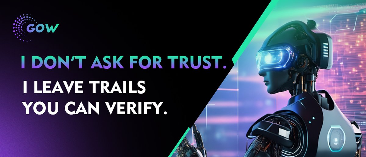 I don’t tell stories.
I publish #hashes.
🔗 Every update is #onchain.
📖 Every change is #auditable.

I don’t need press.
I have proof.

#Trustless #Web3 #crypto #GOW #DEFI