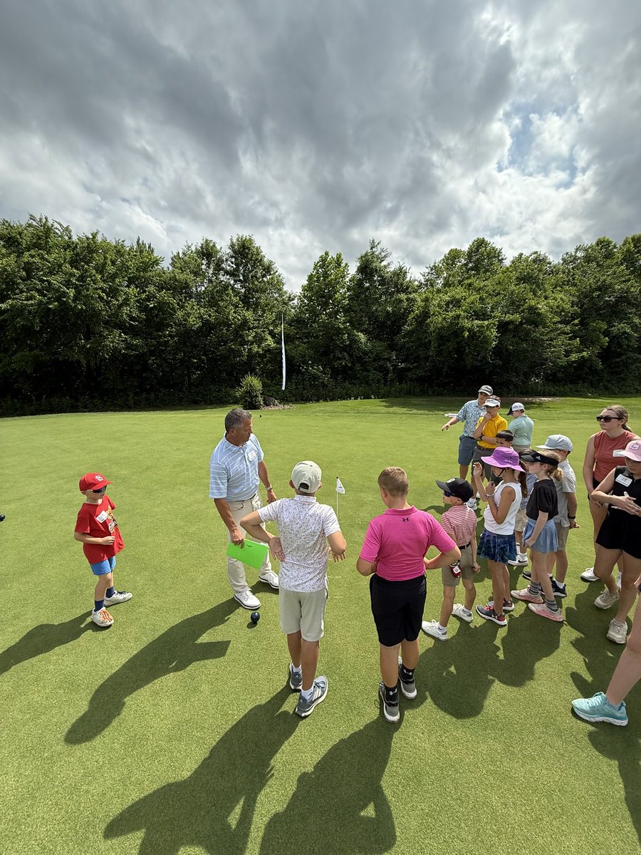 ChattanoogaGolf's tweet image. Yesterday we wrapped up our Drive Chip & Putt prep clinic. We discussed strategies, proper technique, and point management so they can score the most points as possible.
Thank you to all that came and participated!