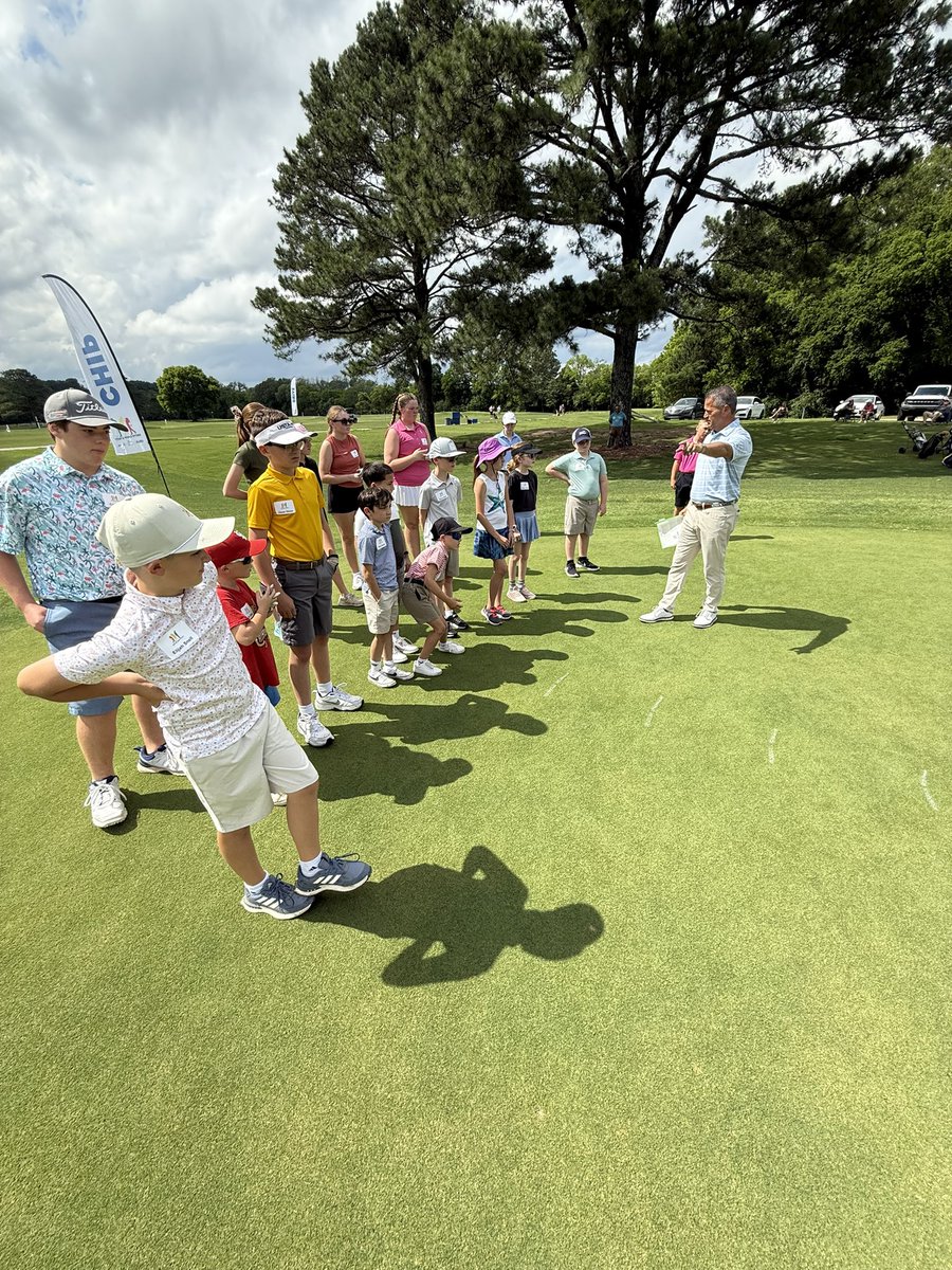 ChattanoogaGolf's tweet image. Yesterday we wrapped up our Drive Chip & Putt prep clinic. We discussed strategies, proper technique, and point management so they can score the most points as possible.
Thank you to all that came and participated!