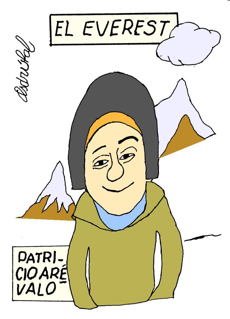Pato Arévalo conquista el Everest, la caricatura de la realidad de <a href="/AsdrubaldlTorre/">Asdrúbal de la Torre</a>: