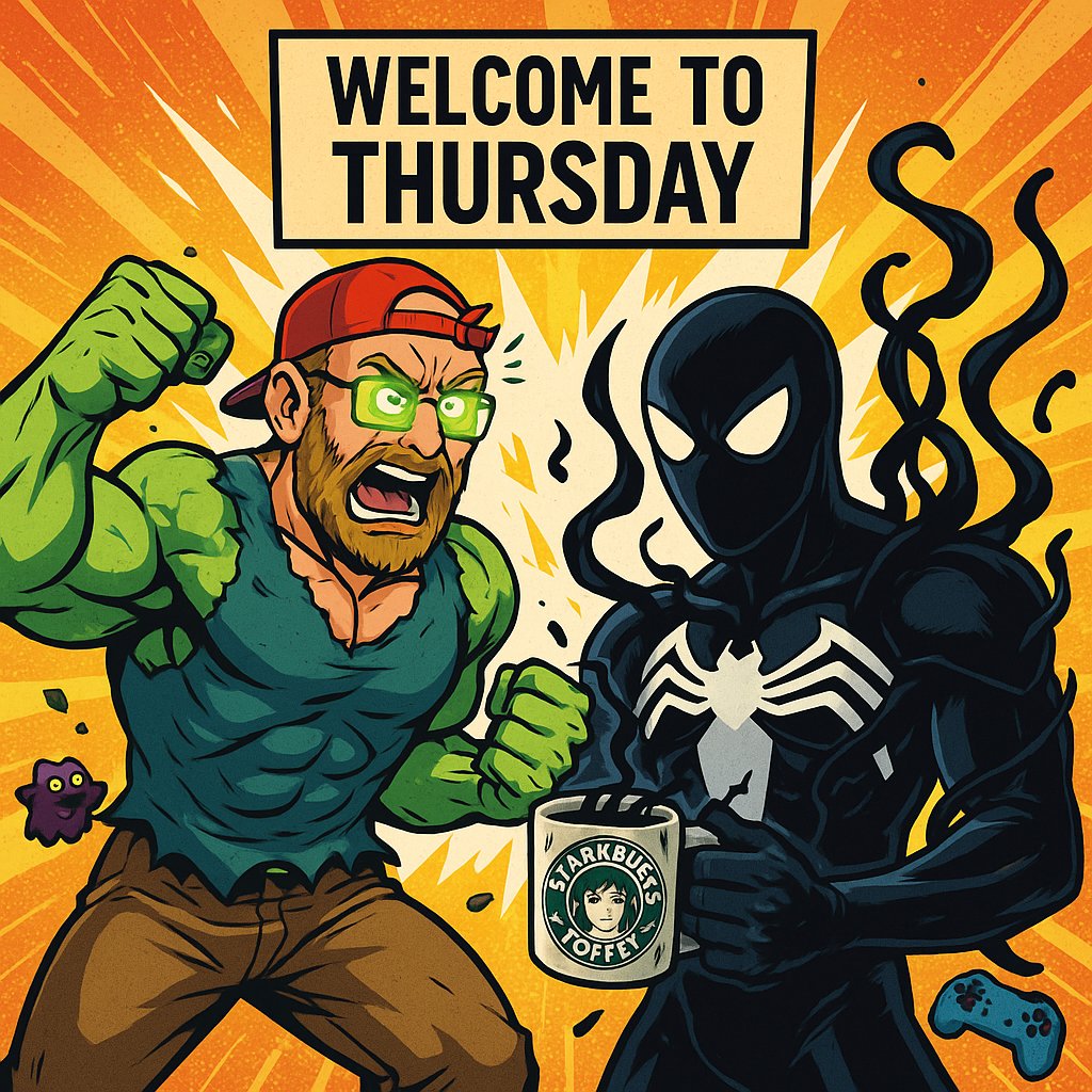 Good morning. . . . we think. One of us is trying to have a normal day, the other is one gamma cell away from full chaos. How are you guys fairing today?