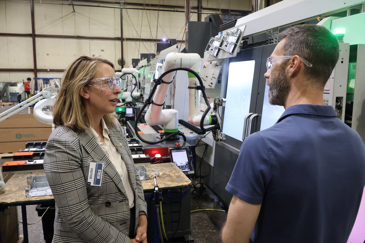 Native-owned RSI Manufacturing is a staple in our West Michigan manufacturing economy. I enjoyed touring their Muskegon facility to see more of how they’re investing in our community with good-paying jobs and high-quality products. Keep up the great work!