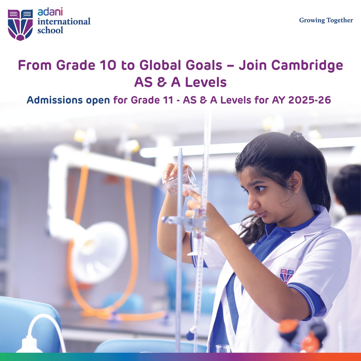 Adani International School tweet media