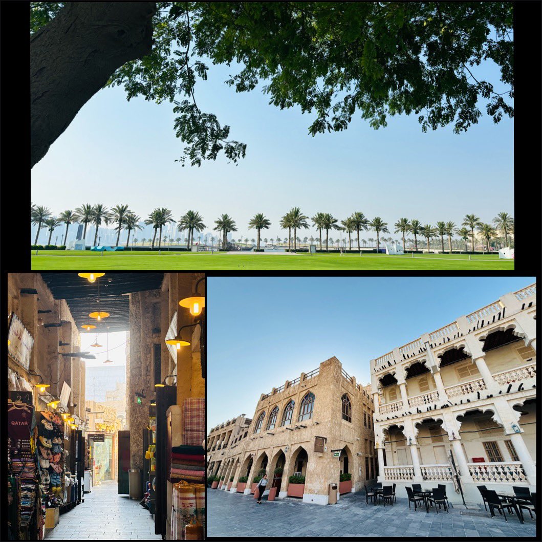 MissCDFarran's tweet image. Today in #Doha, I visited the old port, the new port, the Museum of Islamic Art and Souq Waqif πππΌββοΈπΆπ¦