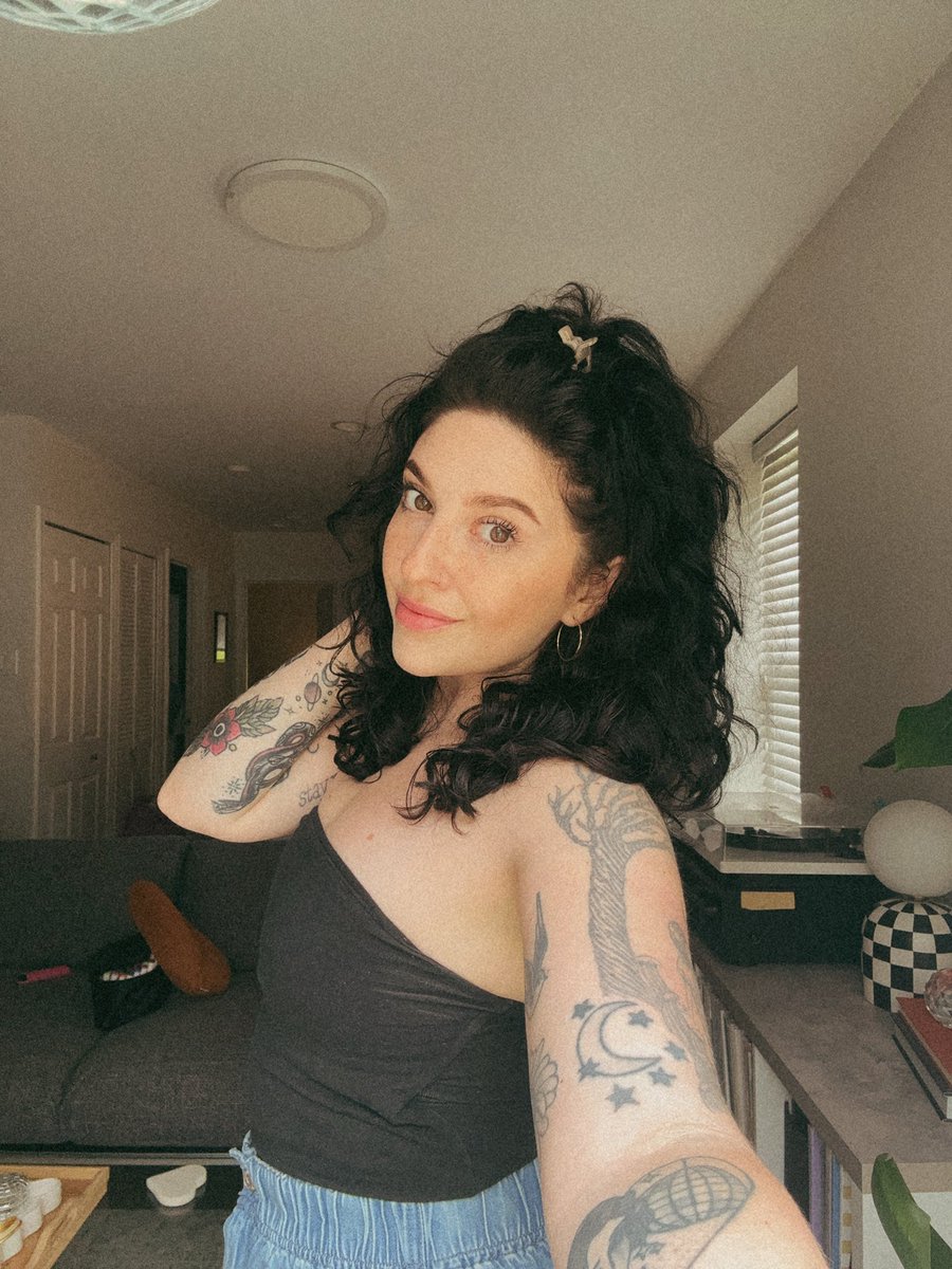 natural curls today :)