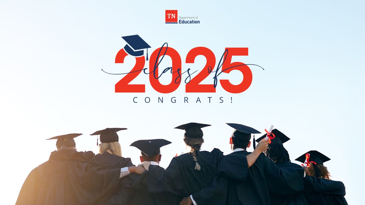 TNedu's tweet image. Congratulations to the students across the state who graduated this year! We wish you all the best in your future endeavors!🎓