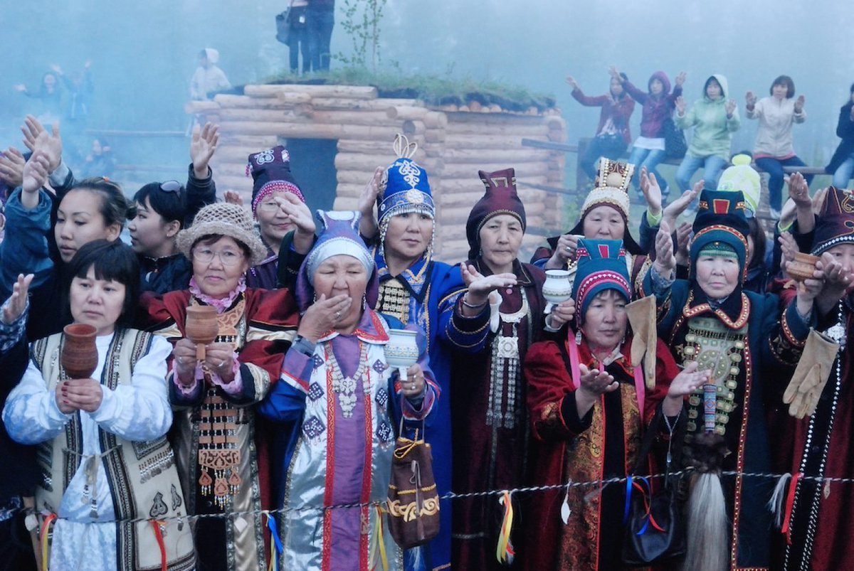 Ysyakh festival in Yakutsk, Sakha Republic.