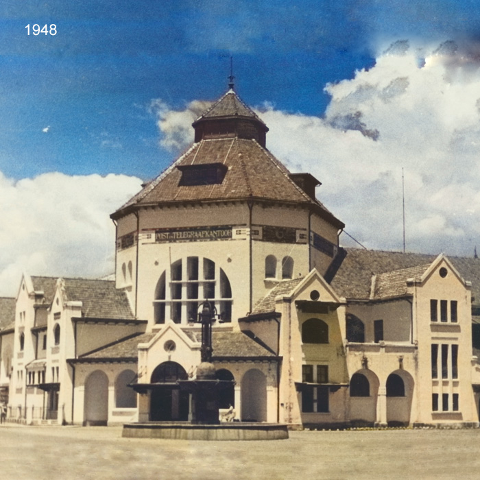 Postkantoor Medan Sumatra.