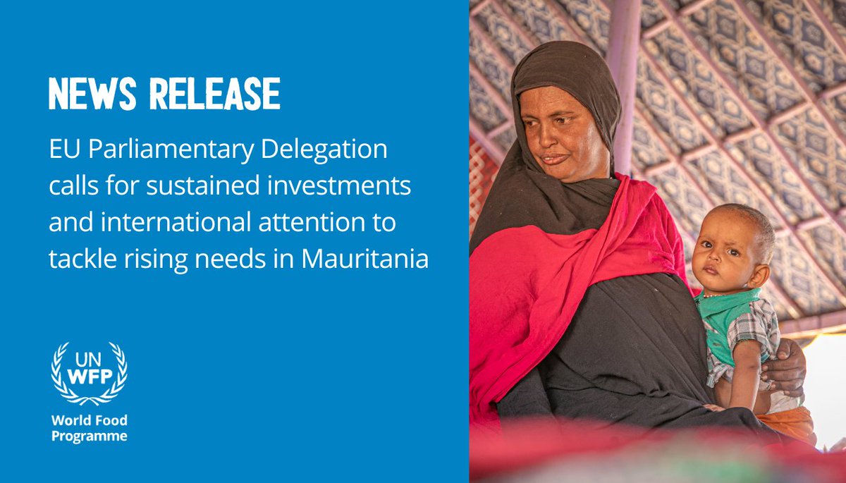 WFPMauritaniaCD's tweet image. European voices at the heart of Hodh Ech Chargui 🇲🇷 A delegation from the European Parliament praised WFP Mauritania’s efforts in strengthening resilience and food security.
Read the full press release here : wfp.org/news/eu-parlia…
#TeamEurope #WFP #Mauritania