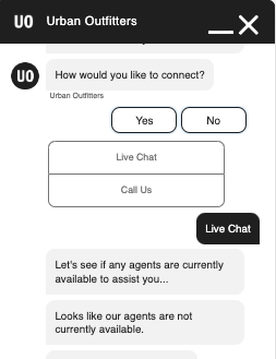 gourdheadbby's tweet photo. @UrbanOutfitters you guys aren't answering chats or calls now? https://t.co/mzfEIKnELH