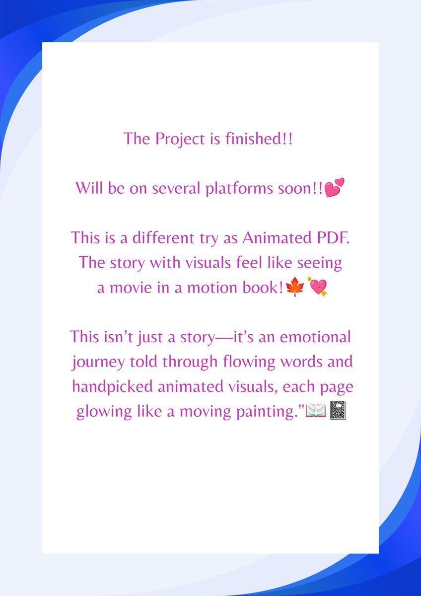 FloriaJess's tweet photo. Story Cover out now!
Teaser releasing tomorrow 🍁💘 
#fiction #animatedstory #VisualStorytelling #Love #romcom  #indieauthor #floriacreations https://t.co/lEIs2XNbrM