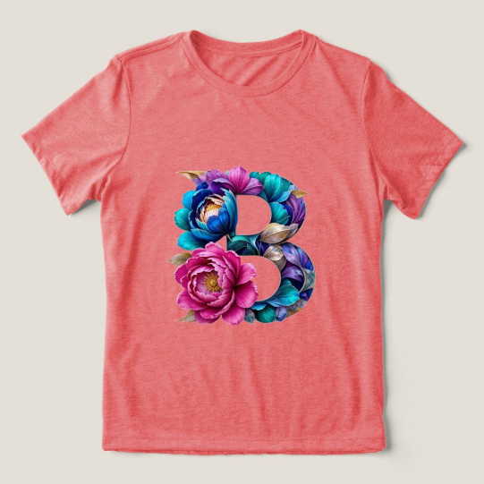 donax2025's tweet photo. Explore the Elegant Floral B Initial T-Shirt for Her Tri-Blend Shirt, now live in my Zazzle shop! 
👉  shop now!
https://t.co/QRYqhWpgDv
#LetterBTee #FloralInitial #MonogramTShirt #GiftForHer #WomensFashion #ZazzleFinds #CustomStyle #ZazzleShop #AlphabetCollection #TriBlendTe https://t.co/E4lDZ2qadP