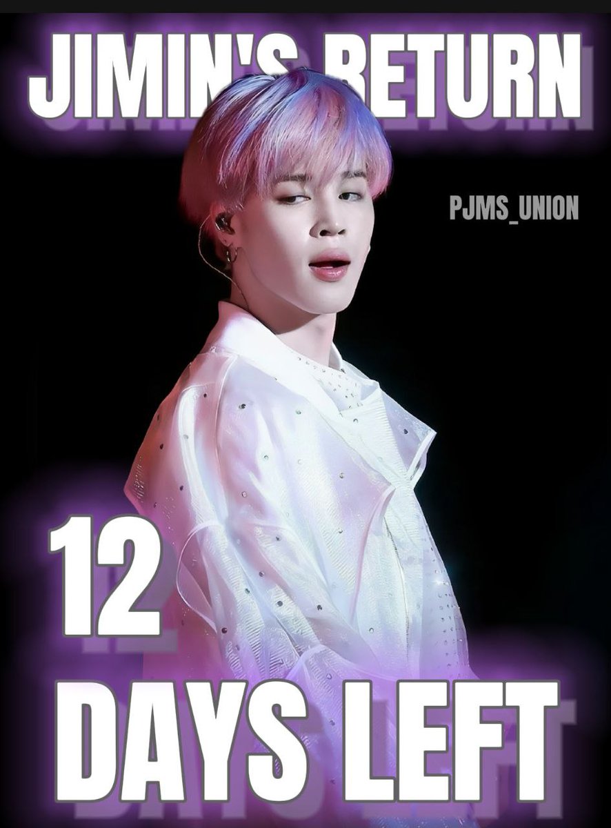 PJMs_UA's tweet image. #12days until our beloved Park Jimin returns
🥹💛🐥🪖

"100 DAYS PJMs_UNION CHALLENGE"

Save photos and share them on all social networks:
✅Twitter
✅Instagram
✅Tik Tok
✅Facebook and so on.

Let's show the world how we are waiting for our
Jimin 💕

#PJMs_UNION
#JIMIN