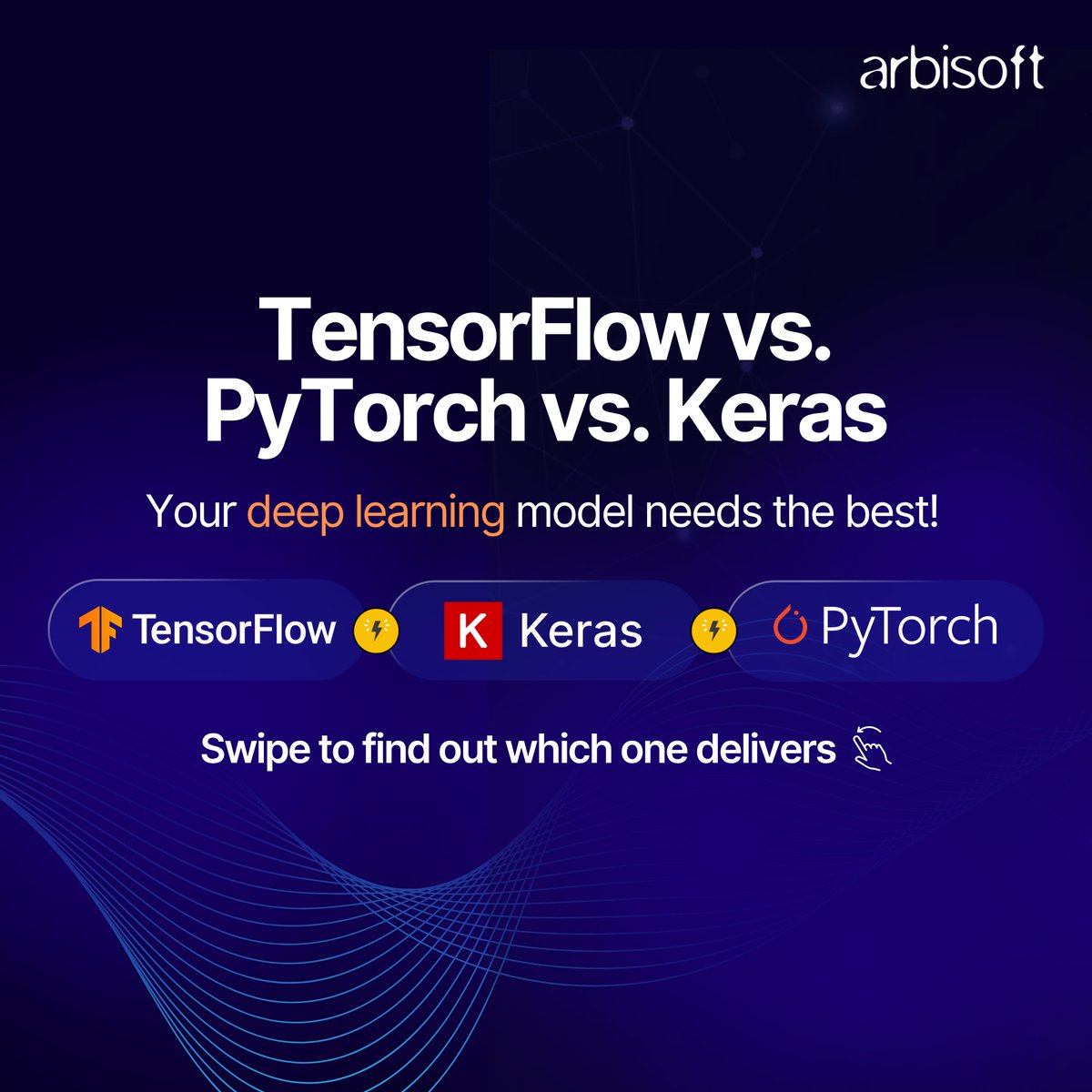 arbisoft's tweet image. Three frameworks.
Three strengths.
One choice that could reshape your AI build. 🧠⚙️
👉 Dive deeper on the blog by Adeel Aslam, Lead Staff Engineer at Arbisoft: f.mtr.cool/avpzlisami
#AIstack #DeepLearningTools #MLengineers #PyTorch #TensorFlow #Keras #ArbisoftBlogs