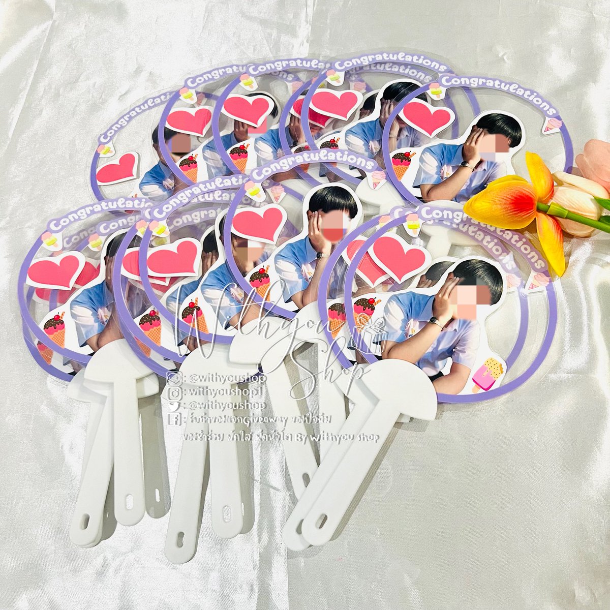 WithyouShop's tweet image. #รับทำพัด #พัดใส #พัดหัวโต ตย.ลูกค้าสั่งทำ🙏🏻
🛒ราคาโปรโมชั่น
💕จัมโบ้ 👉🏻ราคา 45฿
💕มินิ 👉🏻ราคา 25฿
👉🏻เป็นโฟโต้เคลือบ
👉🏻มีด้านเดียว
👉🏻ด้ามสีขาว
#ของปัจฉิม #ของขวัญ #ของขวัญรับปริญญา #ของขวัญวันปัจฉิม #พัดใส #พัดหัวโต #พัดกลม #รับทำของแจก #รับทำgiveaway #Giveaway